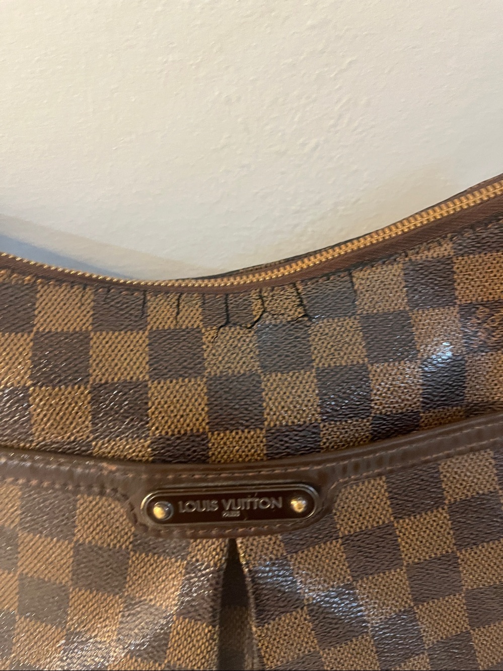 Louis Vuitton Damier Bloomsbury with callouts & receipt - Picture 6 of 13